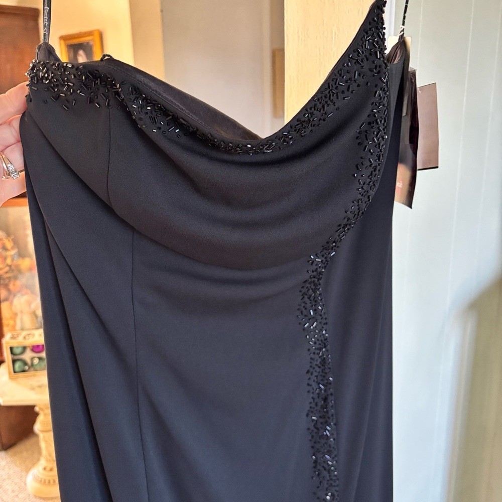 NWT Niki Lavis Black Evening Gown